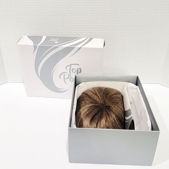 Ellen Wille Top Power Lace Top Synthetic Hair Topper Lace Front Caramel Rooted - Picture 3 of 16